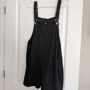 Black Overall Dress